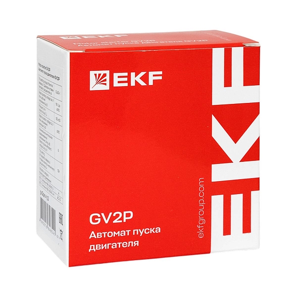 Автомат пуска двигателя GV2P 0,63-1А EKF