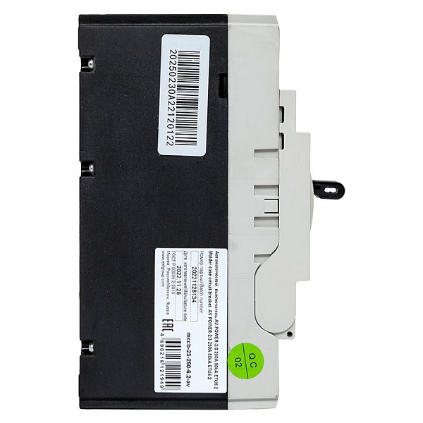 Выключатель автоматический в литом корпусе AV-POWER-2/3 250А 50кА ETU6.2 EKF