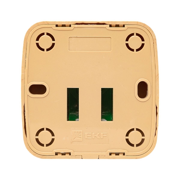 Розетка RJ-45 1-местная ОП Минск, 1А, 120В, светлое дерево EKF