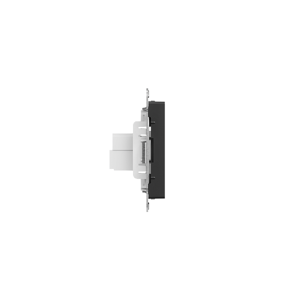 Механизм розетки RJ45 (cat5), чёрный Эпика EKF