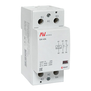Контактор модульный КМ 40А 2NC 230В АС (2 мод.) AVERES EKF