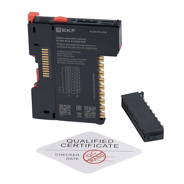 Модуль расширения дискретных сигналов GL200-DI16 D-CARD EKF