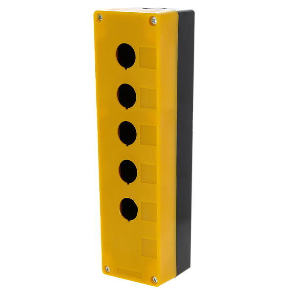 Корпус КП105 пластиковый 5 кнопок желтый EKF PROxima