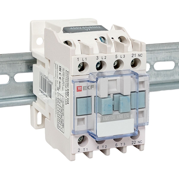 Контактор КМЭ-1 12А 1NC 400В AC EKF