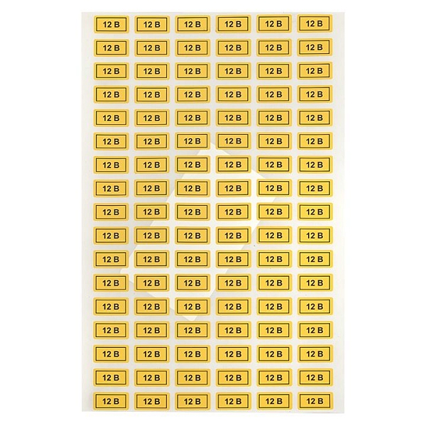 Наклейка "12В" (10x15) EKF PROxima