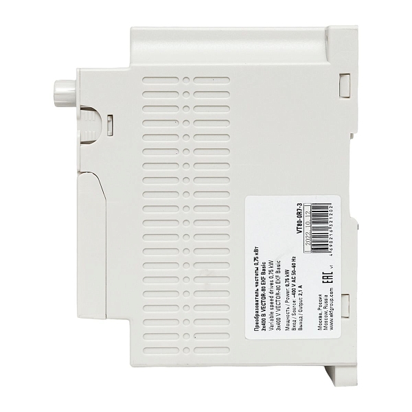 Преобразователь частоты 0,75 кВт 3x400В VECTOR-80 EKF Basic
