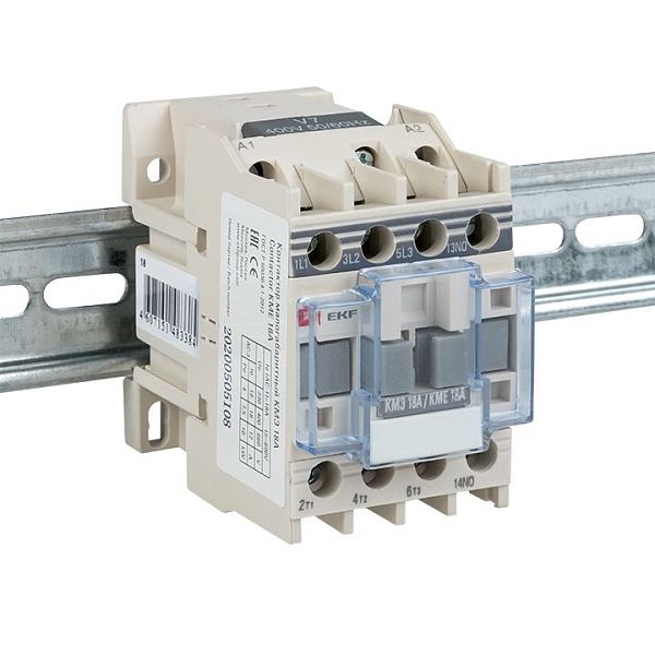 Контактор КМЭ-1 18А 1NC 400В AC EKF