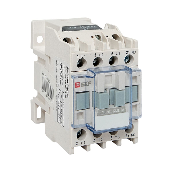 Контактор КМЭ-1 9А 1NC 24В AC EKF
