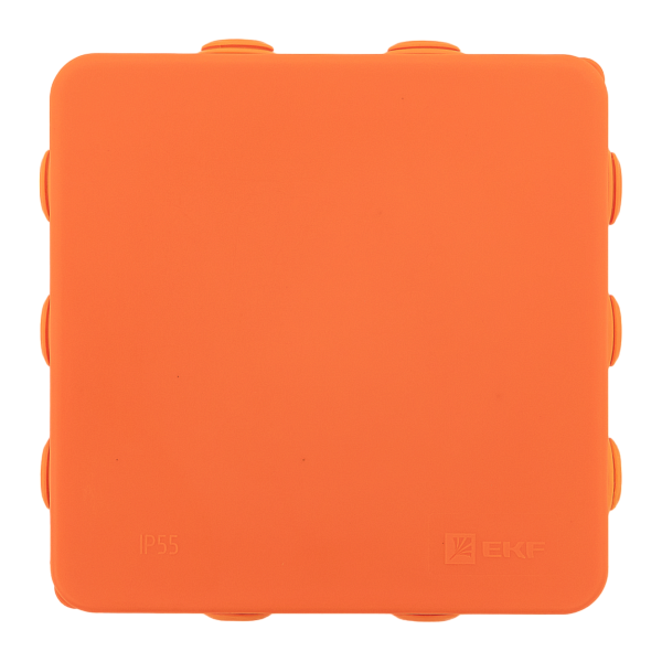 Коробка огнестойкая E45 100x100x50мм с клеммниками 4 полюса 0,5-6мм2 IP55 HF EKF