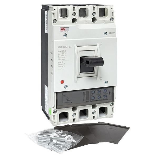 Выключатель автоматический в литом корпусе AV-POWER-3/3 630А 100кА ETU2.0 EKF