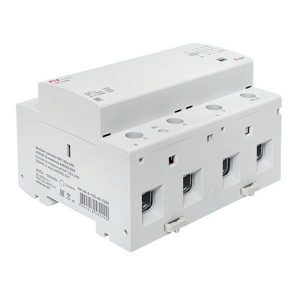 Контактор модульный КМ 125А 4NO 230В АС (6 мод.) AVERES EKF