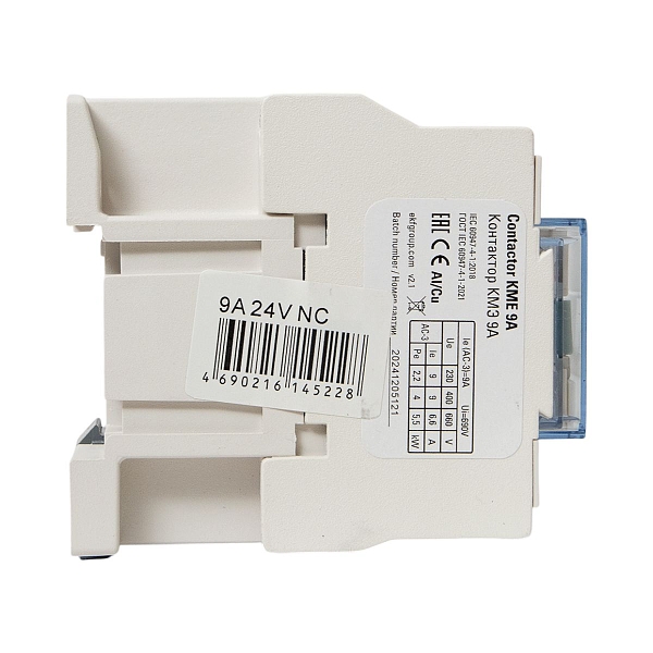 Контактор КМЭ-1 9А 1NC 24В AC EKF