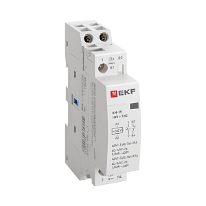 Контактор модульный КМ 25А 1NO+1NC 230В АС (1 мод.) PROXIMA EKF