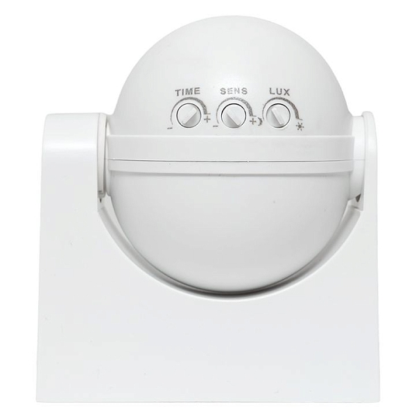 Микроволновый датчик движения бел. 1200Вт 180гр. до 15м IP44 MW-702 EKF PROxima