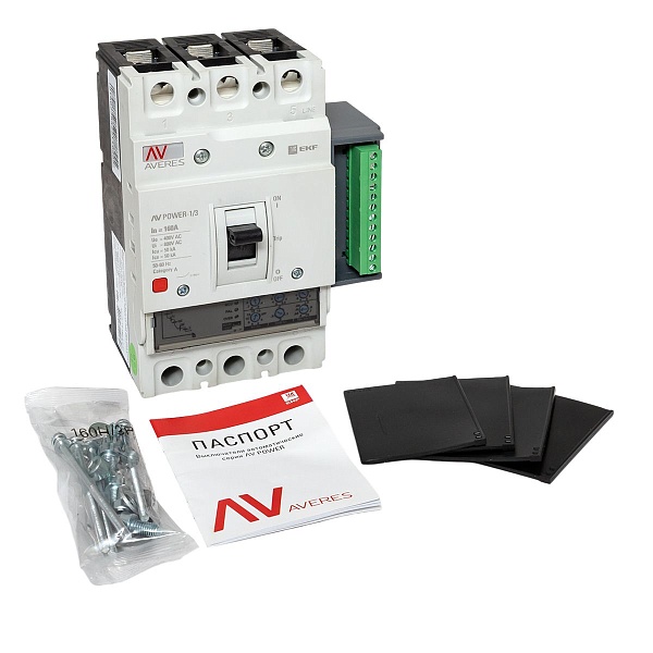 Выключатель автоматический в литом корпусе AV-POWER-1/3 160А 50кА ETU2.2 EKF