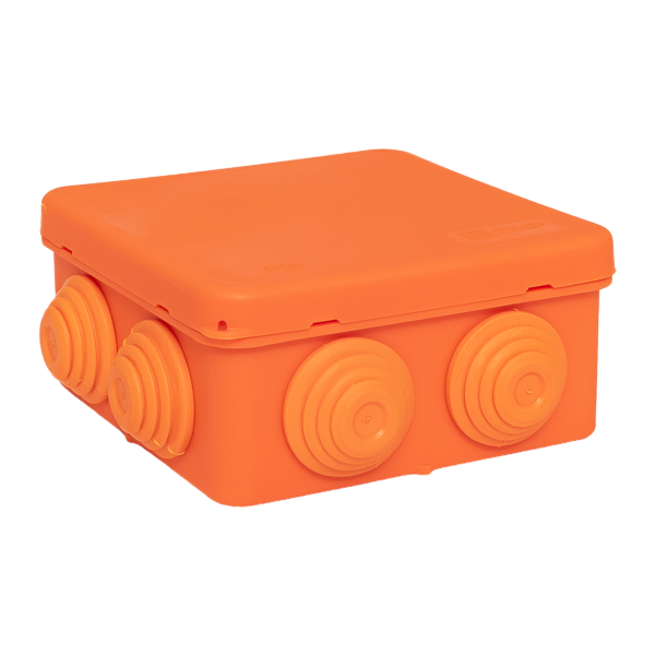 Коробка огнестойкая E45 85x85x40мм с клеммниками 6 полюсов 0,5-10мм2 IP55 HF EKF
