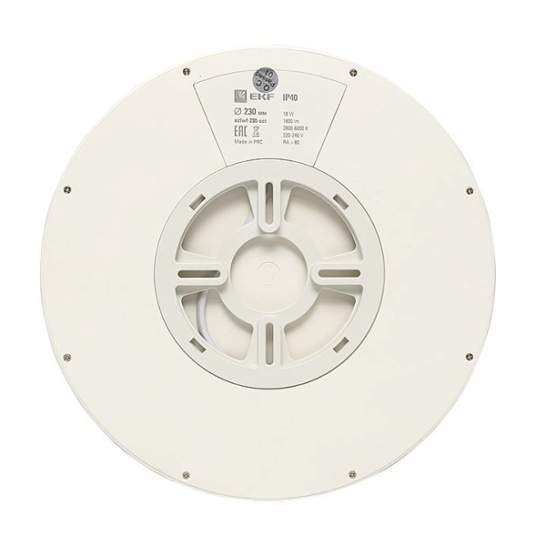 Умный потолочный светильник 230 мм 18 W EKF Connect