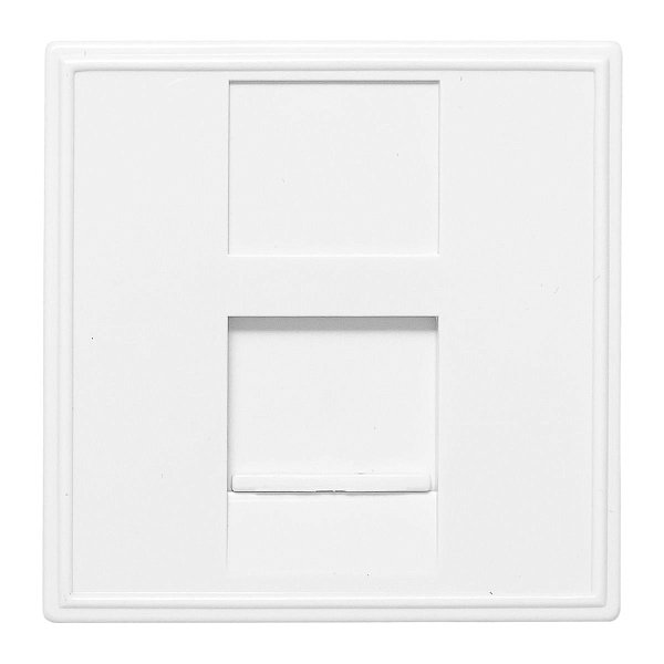 Розетка RJ45 кат. 6, 2 модуля EKF