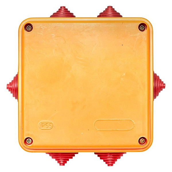 Коробка огнестойкая E90 100x100x50мм, с клеммником 6 полюсов 1,5-2,5 мм2 IP55 EKF