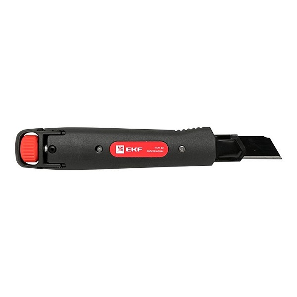 Нож строительно-монтажный 18 мм НСМ-80 (SK4) Heavy Duty (до 60 кг) EKF Professional