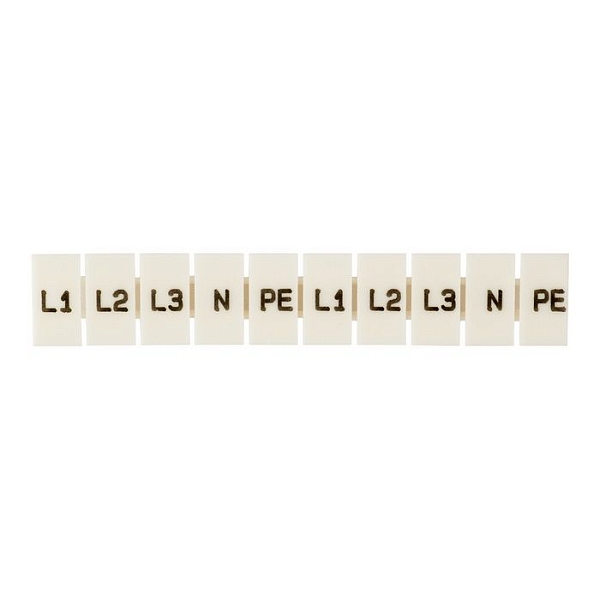 Маркеры для ST 1,5 с символами "L1, L2, L3, N, PE" (100 шт.) EKF