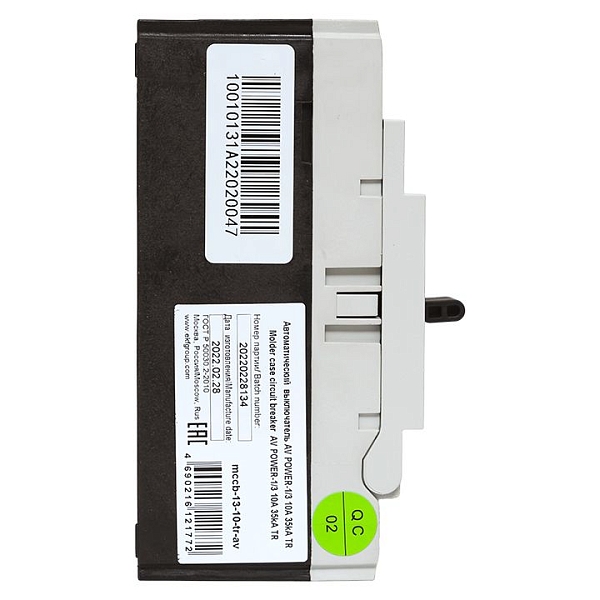 Выключатель автоматический в литом корпусе AV-POWER-1/3 10А 35кА TR EKF