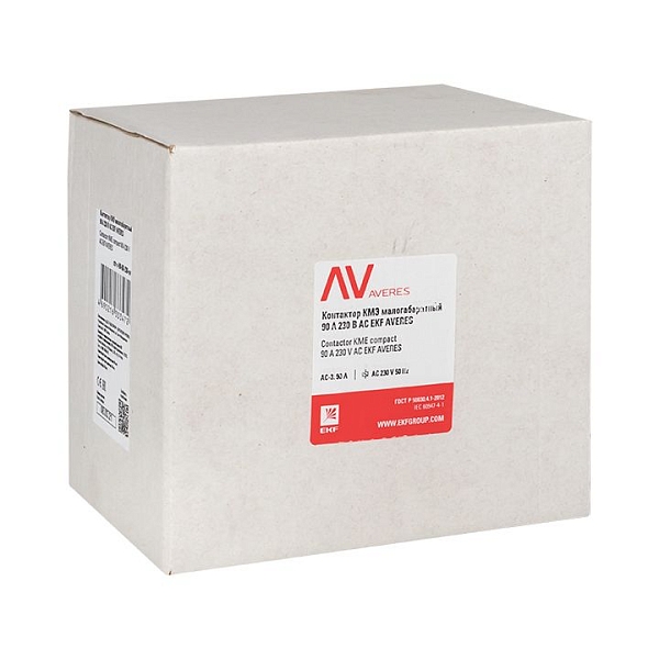 Контактор КМЭ 90А 230В АС EKF AVERES