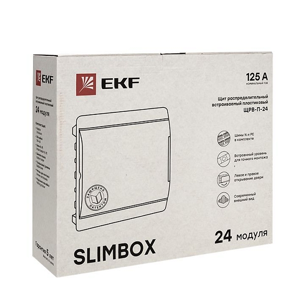 Щит распред. встраиваемый ЩРВ-П-24 "SlimBox" IP41 EKF 