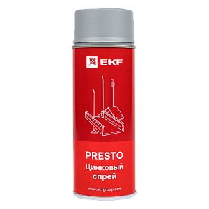 Цинковый спрей "Presto" 400мл EKF