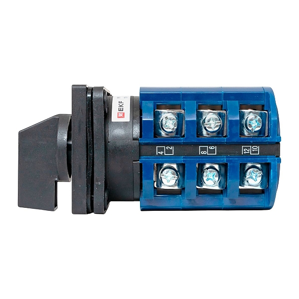 Переключатель кулачковый ПК-1-43 63А 3P «1-0-2» IP65 EKF