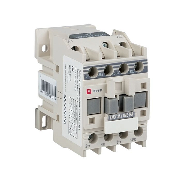 Контактор КМЭ-1 18А 1NO 400В AC EKF