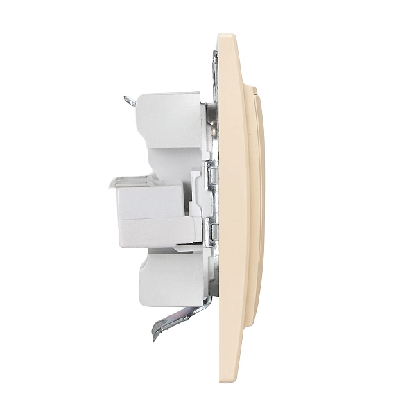 Розетка RJ-45+Phone СП бежевый Минск EKF