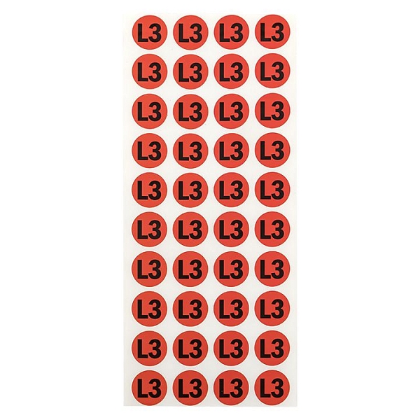 Наклейка "L3" d=20 EKF PROxima