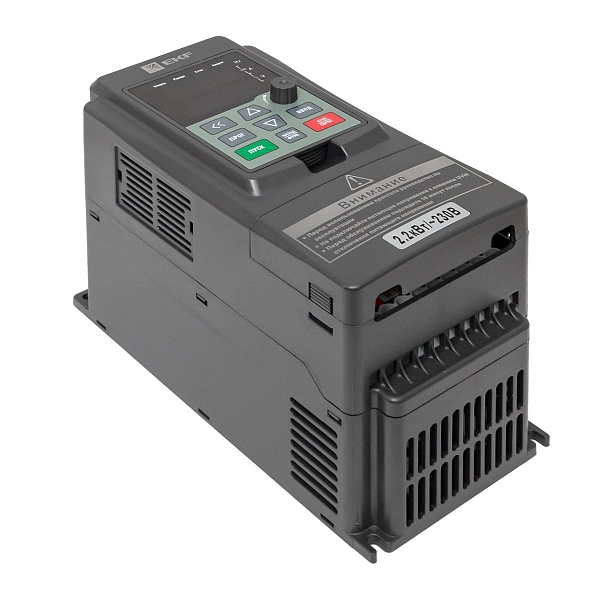 Преобразователь частоты 2,2/4кВт 1x230В VECTOR-100 EKF PROxima