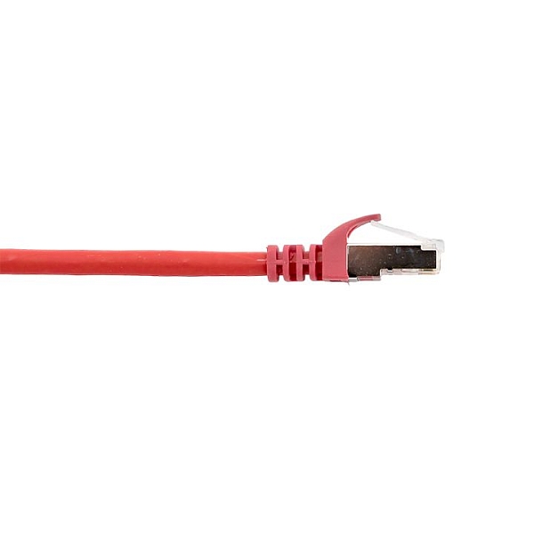 Патч-корд TERACOM CS Cat.6A экранированный S/FTP оболочка LSZH красный (2,0м)