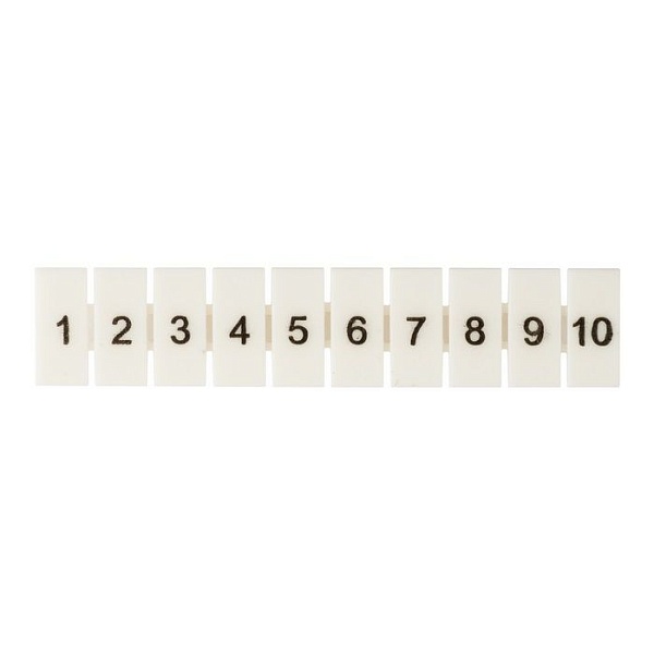 Маркеры для UT/ST/Push-in 6 с нумерацией 1-10 (100 шт.) EKF