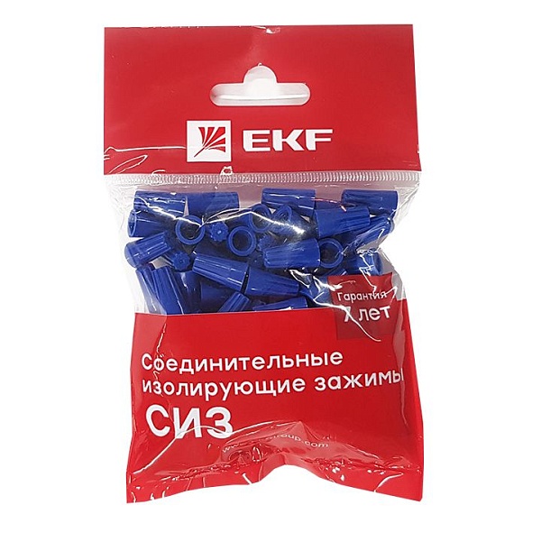 Соединительный изолирующий зажим СИЗ-2 (1-3,75мм2) (100шт.) EKF PROxima