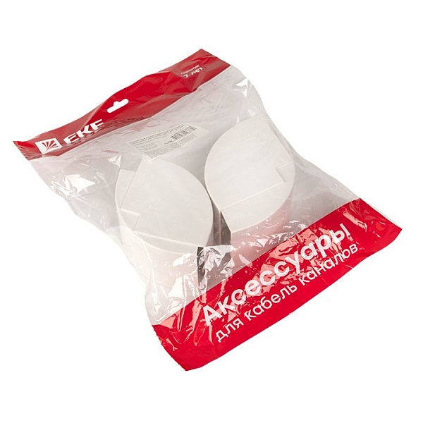 Угол внешний (60x60) (4 шт) белый EKF-Plast 