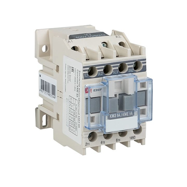 Контактор КМЭ-1 9А 1NO 400В AC EKF