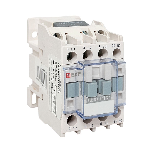Контактор КМЭ-1 18А 1NC 110В AC EKF