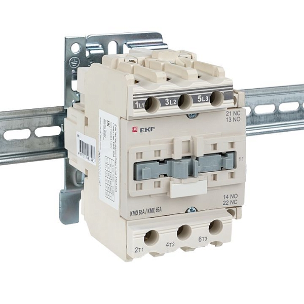 Контактор КМЭ-3 65А 1NO+1NC 400В AC EKF