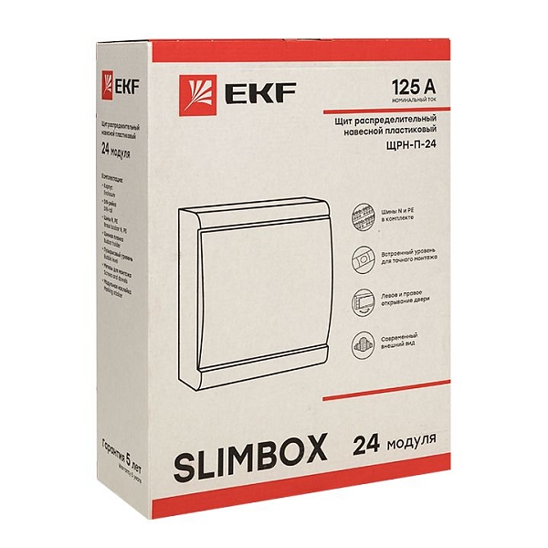 Щит распред. навесной ЩРН-П-24 "SlimBox" IP41 EKF 