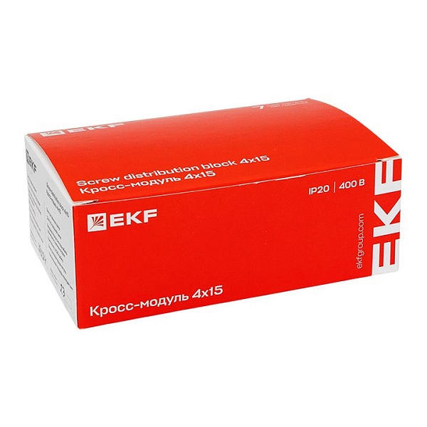 Шина нулевая в корпусе (4x15) EKF PROxima