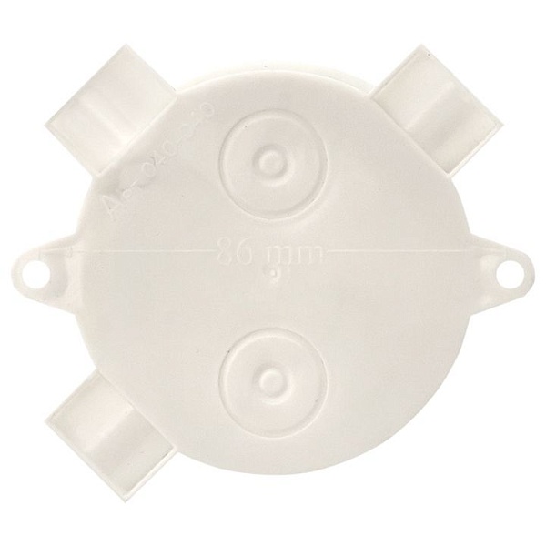 Коробка распределительная КМР-040-040 трехрожковая белая (70x35) EKF PROxima