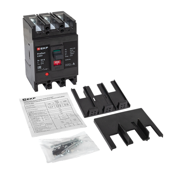 Выключатель автоматический в литом корпусе ProPact LS63 32А 3P 15кА EKF