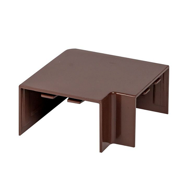 Поворот 90 гр. (40x25) (4 шт) темное дерево EKF-Plast 
