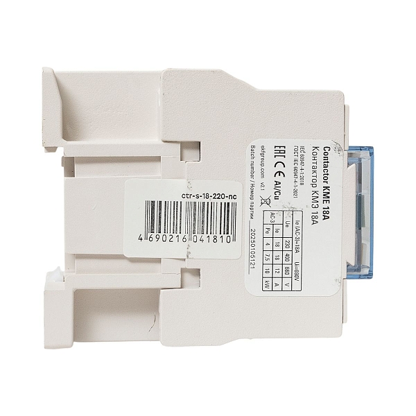 Контактор КМЭ-1 18А 1NC 230В AC EKF