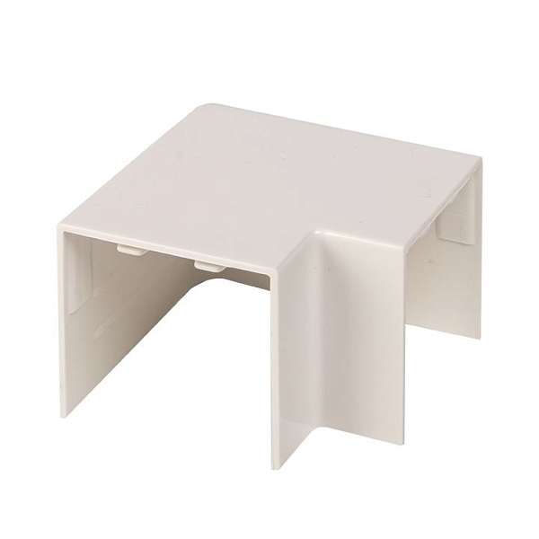 Поворот 90 гр. (40x40) (4 шт) белый EKF-Plast 