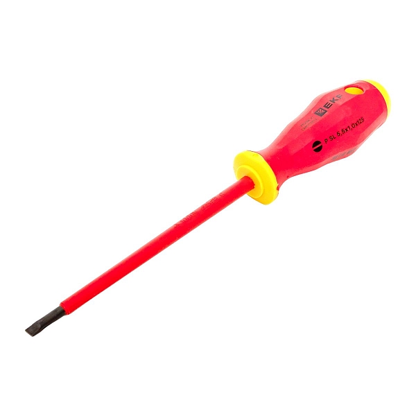Отвертка Professional SL5.5x1 мм VDE 1000В EKF