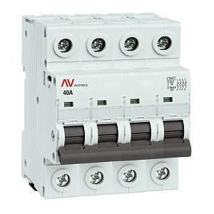 Выключатель нагрузки AVN 4P 40A AVERES EKF 